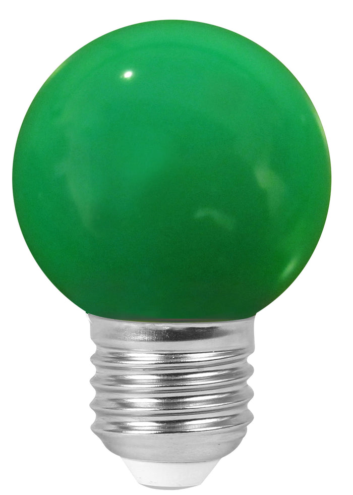 160139 - Golfball LED 1W E27 30Lm Green