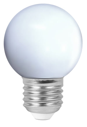 162040 - Golfball LED 1W E27 4000K 80Lm White 330° Girard Sudron - The Lamp Company
