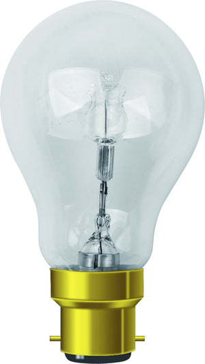 163010 - Standard A60 Eco-Halo 77W B22 2750K 1326Lm Dim. Cl. - OBSOLETE READ TEXT Halogen Energy Savers Girard Sudron - The Lamp Company