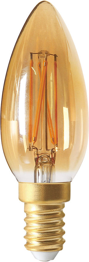 Girard Sudron 165463 - Candle C35 Filament LED 4W E14 2200K 260Lm Dim. Amb.