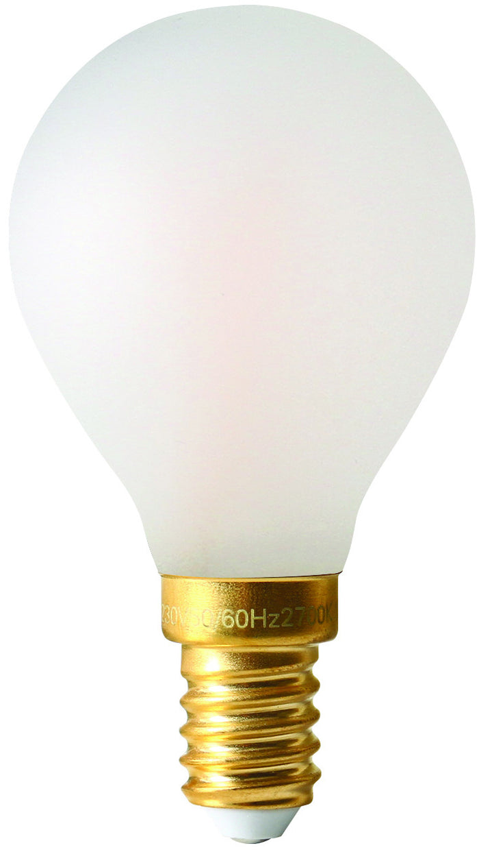 28647 - Golfball G45 Filament LED 4W E14 2700K 300Lm Dim. Mat