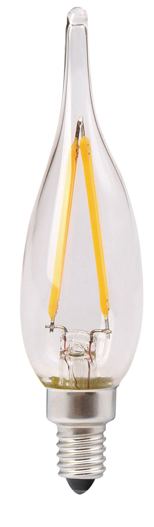 711616 - Candle GS1 Filament LED 1W E10 2700K 100Lm Cl. GS LED Filament The Lampco - The Lamp Company