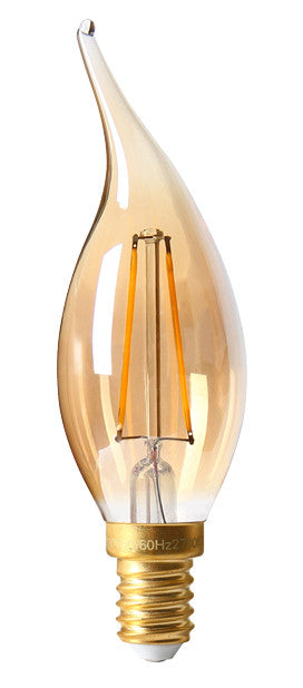 713172 - Candle CV4 Filament LED 2W E14 2500K 200Lm Amb. GS LED Filament The Lampco - The Lamp Company