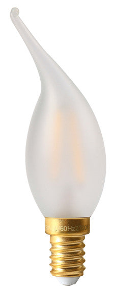 713176 - Candle CV4 Filament LED 4W E14 2700K 300Lm Dim. Mat GS LED Filament The Lampco - The Lamp Company