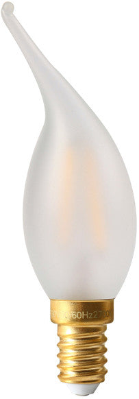 713177 - Candle CV4 Filament LED 2W E14 2700K 210Lm Mat GS LED Filament The Lampco - The Lamp Company