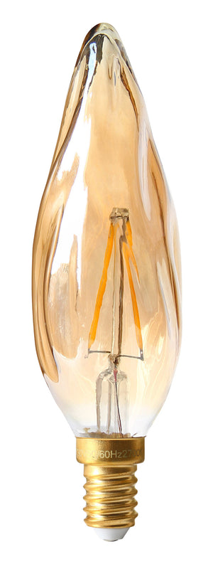 713622 - Candle GS8 Filament LED 2W E14 2500K 200Lm Amb. GS LED Filament The Lampco - The Lamp Company