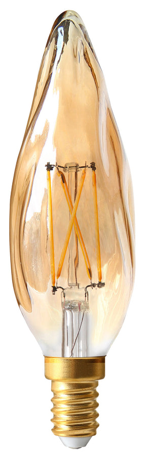 CL4SES-82DATN-GS - 713628 - Candle GS8 Filament LED 4W E14 2500K 280Lm Dim. Amb.