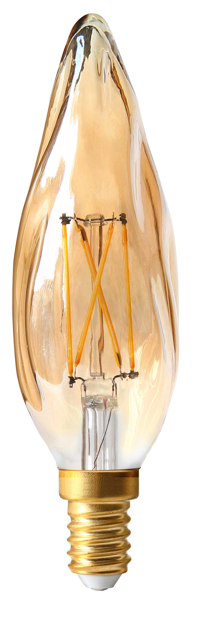 CL4SES-82DATN-GS - 713628 - Candle GS8 Filament LED 4W E14 2500K 280Lm Dim. Amb.