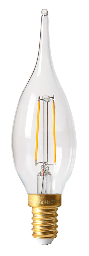 713770 - Candle GS4 Filament LED 2W E14 2700K 220Lm Cl. GS LED Filament The Lampco - The Lamp Company