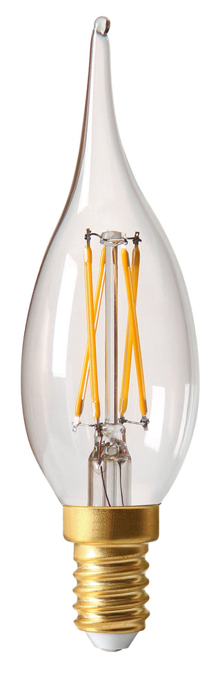 713771 - Candle GS4 Filament LED 4W E14 2700K 320Lm Dim. Cl. GS LED Filament The Lampco - The Lamp Company