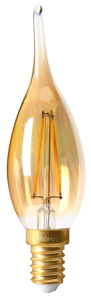 713772 - Candle GS4 Filament LED 2W E14 2500K 200Lm Amb. GS LED Filament The Lampco - The Lamp Company