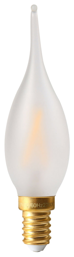 713777 - Candle GS4 Filament LED 2W E14 2700K 210Lm Mat GS LED Filament The Lampco - The Lamp Company