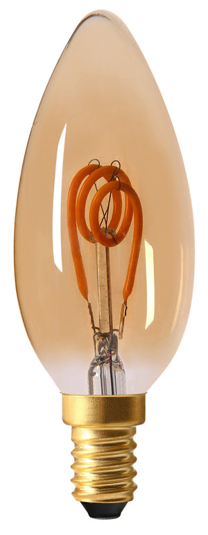 716605 - Candle C35 Filament LED LOOPS 2W E14 2000K 90Lm Amb GS LED Filament The Lampco - The Lamp Company