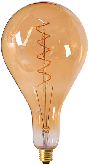 Girard Sudron 716623 - Big Bulb Filament LED TWISTED 290mm 6W E27 2000K 300Lm Dim. Amb.