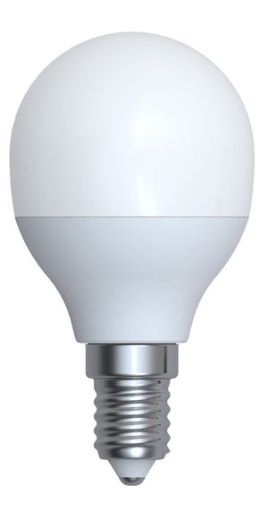 998649 - Ecowatts - Golfball G45 LED 270° 5.5W E14 2700K 470Lm Milky EcoWatts LED 270° The Lampco - The Lamp Company