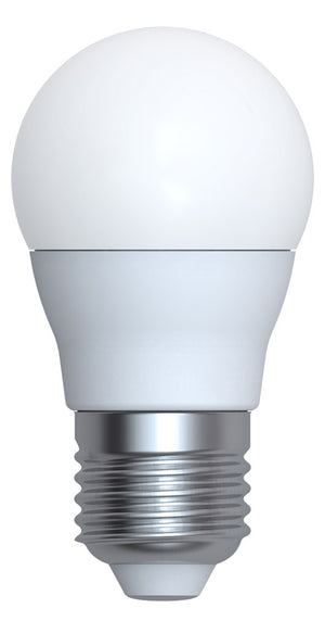 998651 - Ecowatts - Golfball G45 LED 270° 5.5W E27 2700K 470Lm Milky EcoWatts LED 270° The Lampco - The Lamp Company