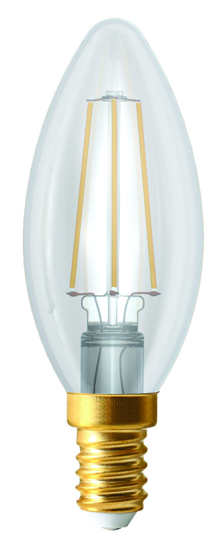 998658 - Ecowatts - Candle C35 Filament LED 4W E14 2700K 420Lm Cl.