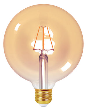 998672 - Ecowatts - Globe G125 Filament LED 4W E27 2200K 360Lm Amb. LED Globe Light Bulbs The Lampco - The Lamp Company