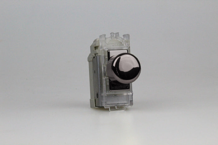 Varilight GJP100I - 2-Way Push-On/Off Rotary LED Dimmer 0-120W (1-10 LEDs) (1 Grid Space)