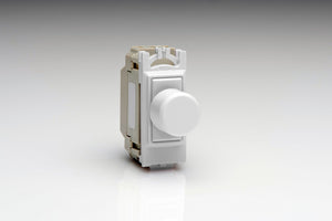 Varilight GPINTW - Intermediate Push-On/Off Switch Module (Dummy Dimmer) 6A (1 Grid Space)