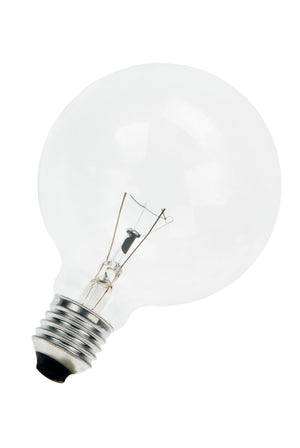 Bailey - GL709240040 - Globe G95 E27 240V 40W Clear Light Bulbs Bailey - The Lamp Company