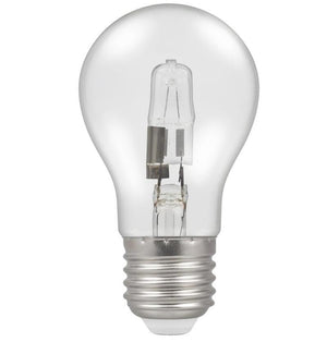 Casell GLS 42w E27/ES 240v Energy Saving Clear Halogen Bulb 55mm Replaces 60w Bulb