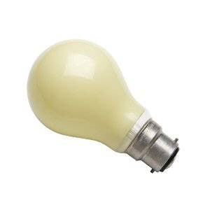 GL25BC-Y-BE - 240v 25w Ba22d Yellow
