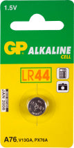 GP A76 1.5v Alkaline battery AG13, LR44 V13GA