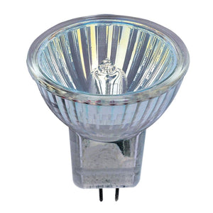 Halogen Spot 35w 12v GU4 Casell Lighting 35mm MR11 10° Glass Fronted Dichroic Reflector Light Bulb