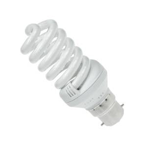 PLSP20BC-86T2 - 240v 20w Ba22d Col:86 Electronic Spiral Energy Saving Light Bulbs Other - The Lamp Company