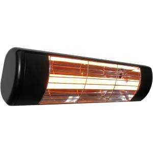 Victory HLW15B 240v 1500w Black Casing Long Life Patio Heater - Frosted NDA Lamp Infra Red Bulbs Victory  - Easy Lighbulbs