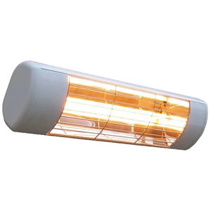 Victory HLW15 White 230V IP55 Quartz Infrared Outdoor Heater Heaters Victory - The Lamp Company