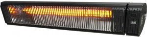 Heat Outdoors IPx5 3KW Shadow Carbon Patio Heater with Remote in Black
