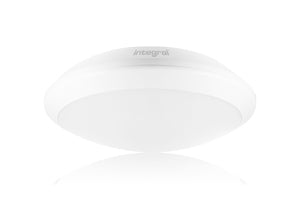 Integral ILBHA058 - TOUGH SHELL+ BULKHEAD MICROWAVE SENSOR 308MM DIA IP66 1500LM 15W 4000K IK10 110 BEAM NON-DIMM WHITE 100LM/W