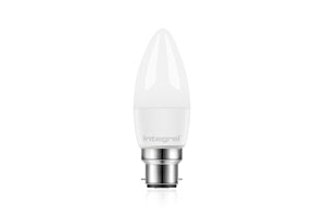 Integral ILCANDB22NC016 - CANDLE BULB B22 470LM 5.5W 2700K NON-DIMM 240 BEAM FROSTED