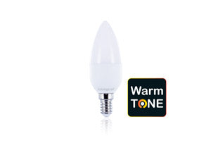 Integral ILCANDE14DC056 - WARMTONE CANDLE BULB E14 470LM 6W 1800-2700K DIMMABLE 220 BEAM FROSTED