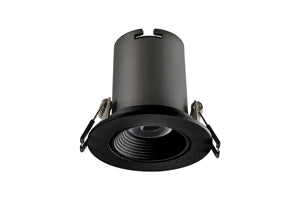 Integral ILDL60K010 - HI-BRITE TILTABLE DOWNLIGHT 60MM CUTOUT 9W 715LM 82LM/W 3000K 30 BEAM NON-DIMM FINISH-F BLACK INTEGRAL