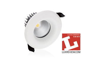 Integral ILDLFR70A009 - LUXFIRE FIRE RATED DOWNLIGHT 70MM CUTOUT IP65 850LM 12W 3000K 55 BEAM DIMMABLE 71LM/W WHITE