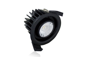 Integral ILDLFR70B019 - LOW-PROFILE FIRE RATED DOWNLIGHT 70-75MM CUTOUT IP65 510LM 6W 3000K 38 BEAM DIMMABLE 85LM/W NO BEZEL