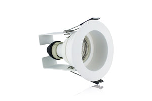 Integral ILDLFR70E003 - EVOFIRE FIRE RATED DOWNLIGHT 70MM CUTOUT IP65 WHITE RECESSED +GU10 HOLDER & INSULATION GUARD