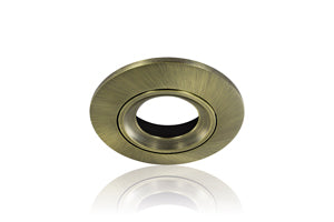 Integral ILDLFR92C020 - LUXFIRE FIRE RATED TILTABLE DOWNLIGHT ANTIQUE BRASS BEZEL