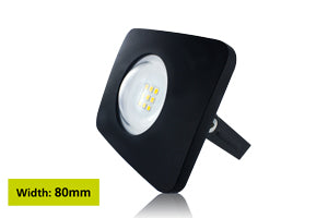Integral ILFLB009 - COMPACT TOUGH FLOODLIGHT IP65 1000LM 10W 4000K 110 BEAM NON-DIMM 100LM/W BLACK