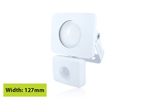 Integral ILFLB013P - COMPACT TOUGH FLOODLIGHT WITH PIR IP64 850LM 10W 4000K 110 BEAM NON-DIMM 85LM/W WHITE