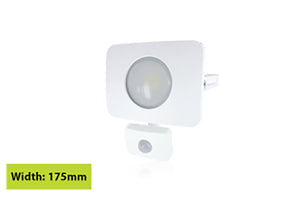 Integral ILFLB014P - COMPACT TOUGH FLOODLIGHT WITH PIR IP64 1800LM 20W 4000K 110 BEAM NON-DIMM 90LM/W WHITE