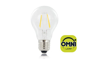 Integral ILGLSE27NC001 - OMNI FILAMENT GLS BULB E27 470LM 4W 2700K NON-DIMM 300 BEAM CLEAR FULL GLASS