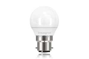 Integral ILGOLFB22NC006 - GOLF BALL BULB B22 250LM 3.4W 2700K NON-DIMM 240 BEAM FROSTED