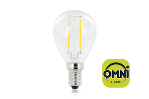 Integral ILGOLFE14NC002 - OMNI FILAMENT GOLF BALL BULB E14 250LM 2W 2700K NON-DIMM 300 BEAM CLEAR