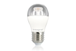 Integral ILGOLFE27DC024 - GOLF BALL BULB E27 470LM 5.6W 2700K DIMMABLE 240 BEAM CLEAR