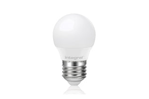 Integral ILGOLFE27DC043 - GOLF BALL BULB E27 470LM 6.3W 2700K DIMMABLE 260 BEAM FROSTED