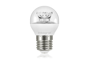 Integral ILGOLFE27NC013 - GOLF BALL BULB E27 470LM 5.4W 2700K NON-DIMM 240 BEAM CLEAR